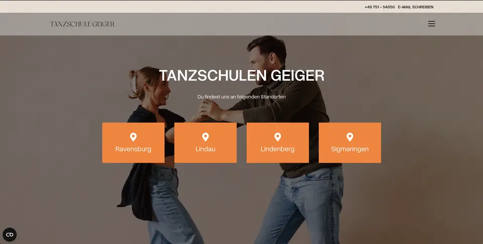 Startseite von Tanzschulen Geiger